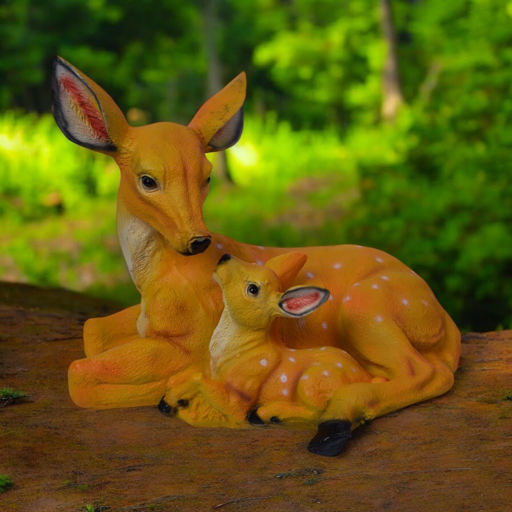 Mother and Baby Deer - Figurine